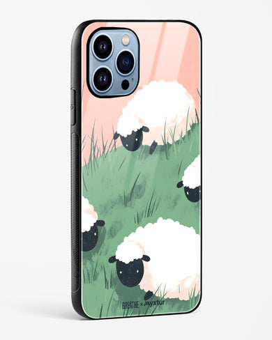 Marys Little Lambs [BREATHE] Glass Case Phone Cover (Apple)