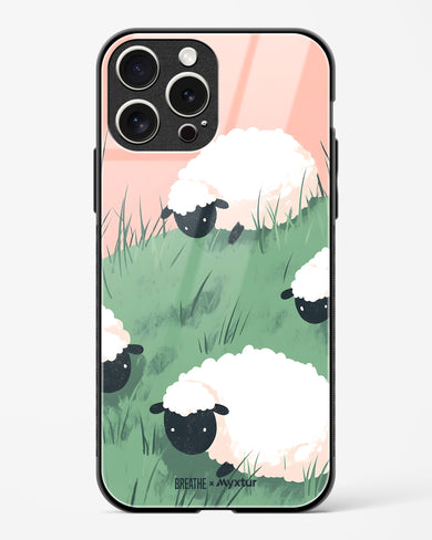 Marys Little Lambs [BREATHE] Glass Case Phone Cover (Apple)