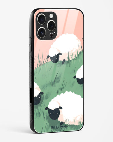 Marys Little Lambs [BREATHE] Glass Case Phone Cover (Apple)