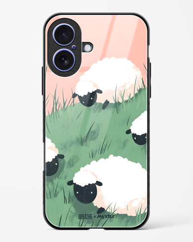 Marys Little Lambs [BREATHE] Glass Case Phone Cover (Apple)