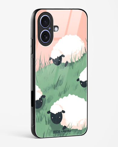 Marys Little Lambs [BREATHE] Glass Case Phone Cover (Apple)