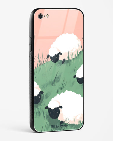 Marys Little Lambs [BREATHE] Glass Case Phone Cover (Apple)