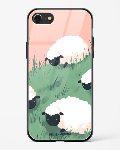 Marys Little Lambs [BREATHE] Glass Case Phone Cover (Apple)