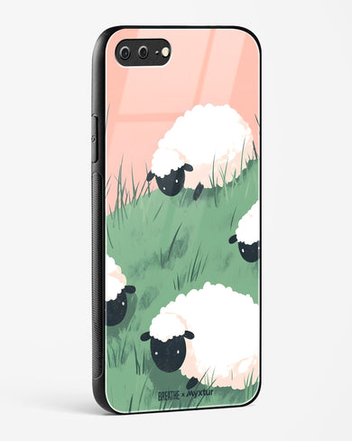 Marys Little Lambs [BREATHE] Glass Case Phone Cover (Apple)