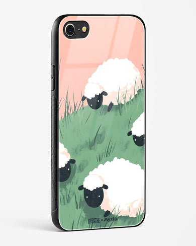 Marys Little Lambs [BREATHE] Glass Case Phone Cover (Apple)