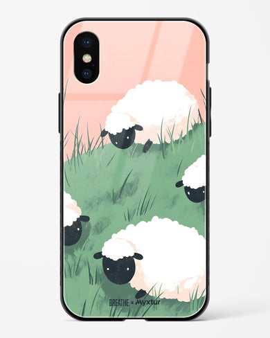 Marys Little Lambs [BREATHE] Glass Case Phone Cover (Apple)