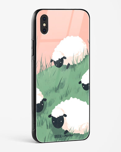 Marys Little Lambs [BREATHE] Glass Case Phone Cover (Apple)