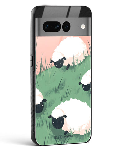 Marys Little Lambs [BREATHE] Glass Case Phone Cover (Google)