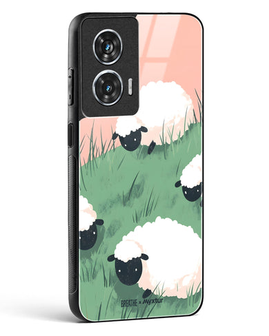 Marys Little Lambs [BREATHE] Glass Case Phone Cover (Motorola)