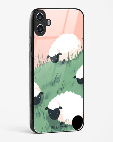 Marys Little Lambs [BREATHE] Glass Case Phone Cover (Nothing)