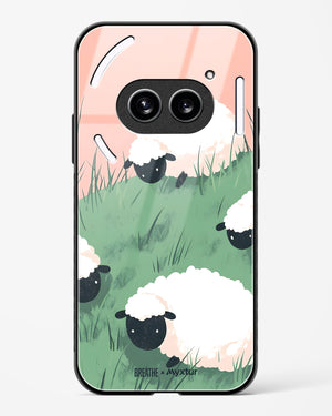 Marys Little Lambs [BREATHE] Glass Case Phone Cover (Nothing)