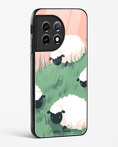 Marys Little Lambs [BREATHE] Glass Case Phone Cover (OnePlus)