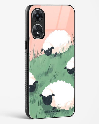 Marys Little Lambs [BREATHE] Glass Case Phone Cover (Oppo)