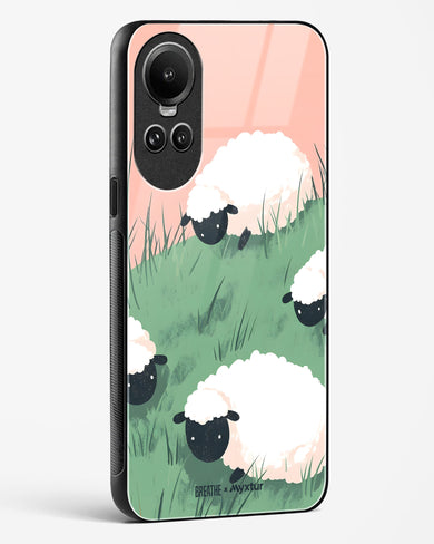 Marys Little Lambs [BREATHE] Glass Case Phone Cover (Oppo)