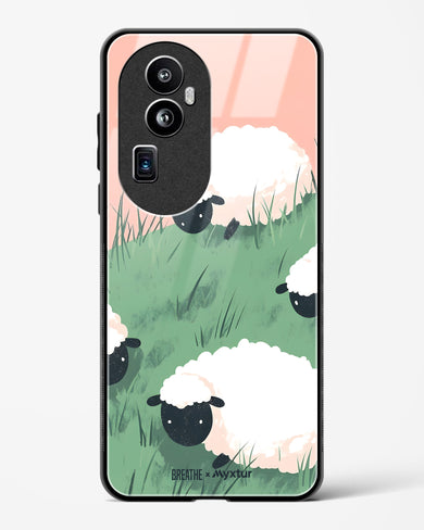 Marys Little Lambs [BREATHE] Glass Case Phone Cover (Oppo)