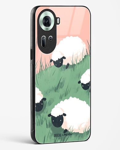 Marys Little Lambs [BREATHE] Glass Case Phone Cover (Oppo)