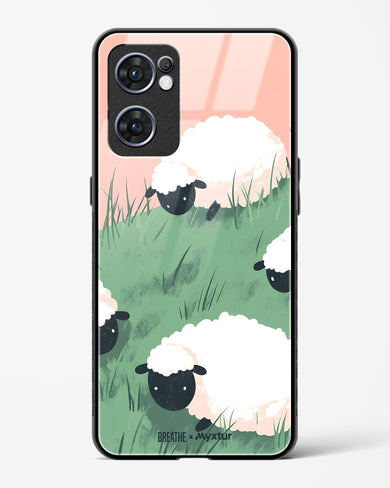 Marys Little Lambs [BREATHE] Glass Case Phone Cover (Oppo)