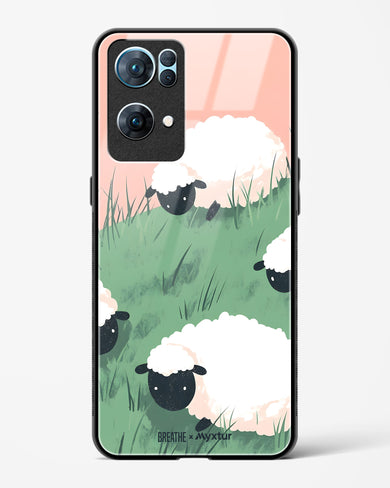 Marys Little Lambs [BREATHE] Glass Case Phone Cover (Oppo)