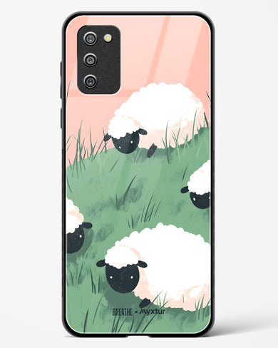 Marys Little Lambs [BREATHE] Glass Case Phone Cover (Samsung)