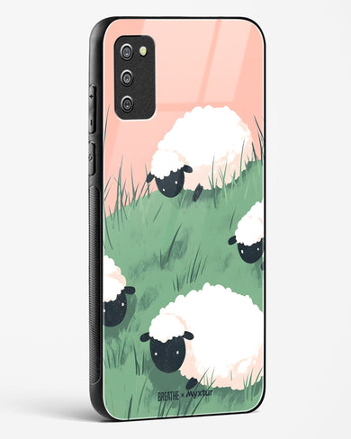 Marys Little Lambs [BREATHE] Glass Case Phone Cover (Samsung)