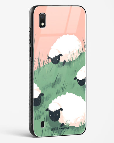 Marys Little Lambs [BREATHE] Glass Case Phone Cover (Samsung)