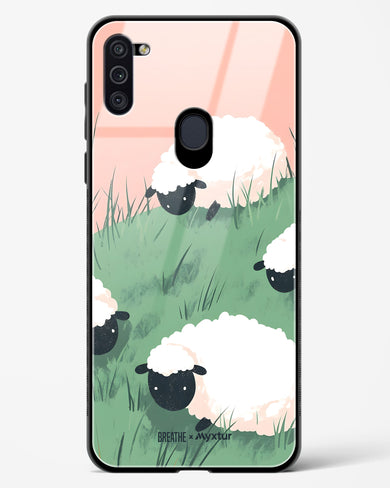 Marys Little Lambs [BREATHE] Glass Case Phone Cover (Samsung)