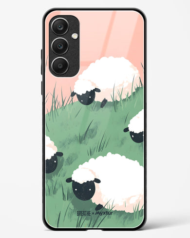Marys Little Lambs [BREATHE] Glass Case Phone Cover (Samsung)