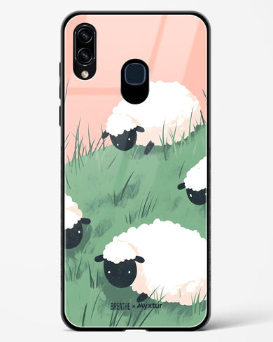 Marys Little Lambs [BREATHE] Glass Case Phone Cover (Samsung)