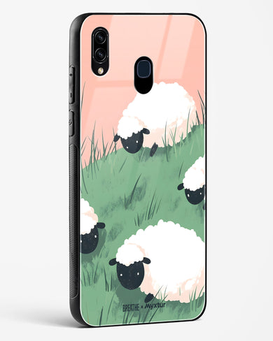 Marys Little Lambs [BREATHE] Glass Case Phone Cover (Samsung)