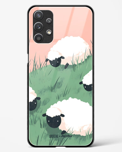 Marys Little Lambs [BREATHE] Glass Case Phone Cover (Samsung)