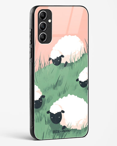 Marys Little Lambs [BREATHE] Glass Case Phone Cover (Samsung)