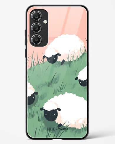 Marys Little Lambs [BREATHE] Glass Case Phone Cover (Samsung)