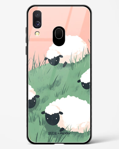 Marys Little Lambs [BREATHE] Glass Case Phone Cover (Samsung)