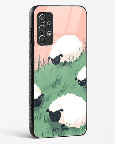 Marys Little Lambs [BREATHE] Glass Case Phone Cover (Samsung)