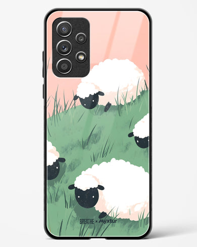 Marys Little Lambs [BREATHE] Glass Case Phone Cover (Samsung)