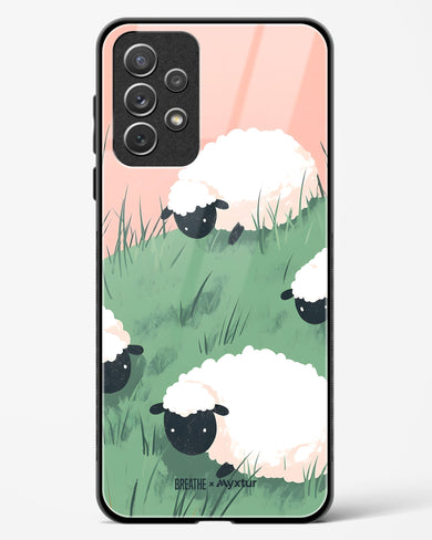 Marys Little Lambs [BREATHE] Glass Case Phone Cover (Samsung)