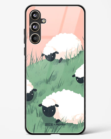 Marys Little Lambs [BREATHE] Glass Case Phone Cover (Samsung)