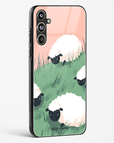 Marys Little Lambs [BREATHE] Glass Case Phone Cover (Samsung)