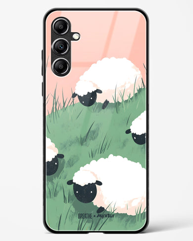 Marys Little Lambs [BREATHE] Glass Case Phone Cover (Samsung)