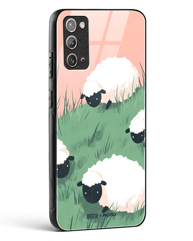 Marys Little Lambs [BREATHE] Glass Case Phone Cover (Samsung)