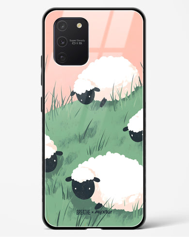 Marys Little Lambs [BREATHE] Glass Case Phone Cover (Samsung)