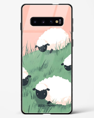 Marys Little Lambs [BREATHE] Glass Case Phone Cover (Samsung)