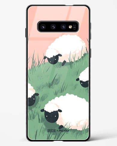 Marys Little Lambs [BREATHE] Glass Case Phone Cover (Samsung)