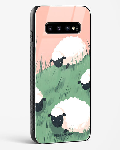 Marys Little Lambs [BREATHE] Glass Case Phone Cover (Samsung)