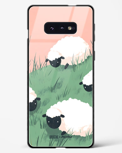 Marys Little Lambs [BREATHE] Glass Case Phone Cover (Samsung)