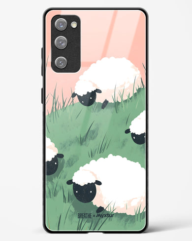 Marys Little Lambs [BREATHE] Glass Case Phone Cover (Samsung)