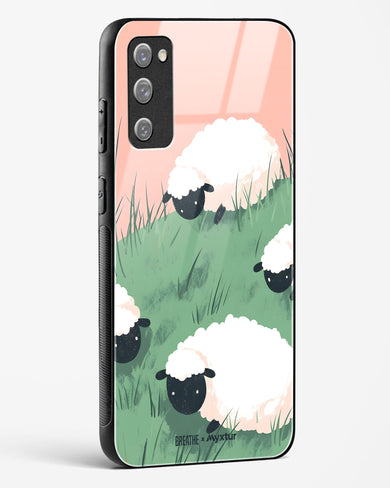 Marys Little Lambs [BREATHE] Glass Case Phone Cover (Samsung)