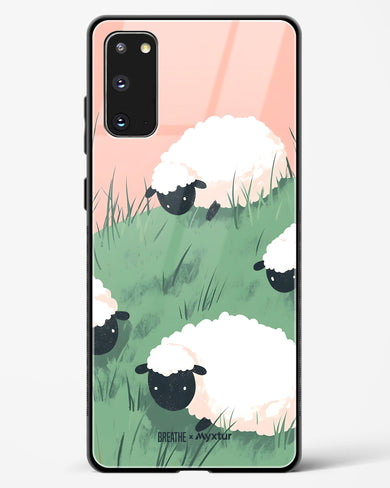 Marys Little Lambs [BREATHE] Glass Case Phone Cover (Samsung)