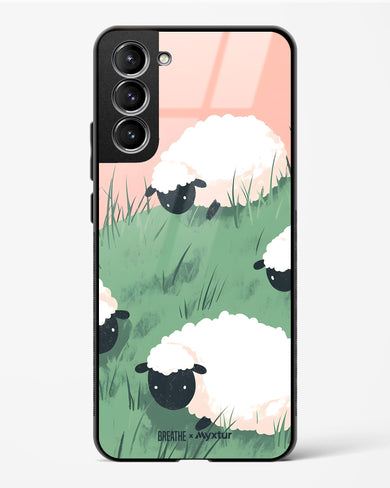 Marys Little Lambs [BREATHE] Glass Case Phone Cover (Samsung)