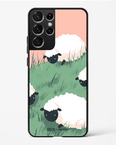 Marys Little Lambs [BREATHE] Glass Case Phone Cover (Samsung)